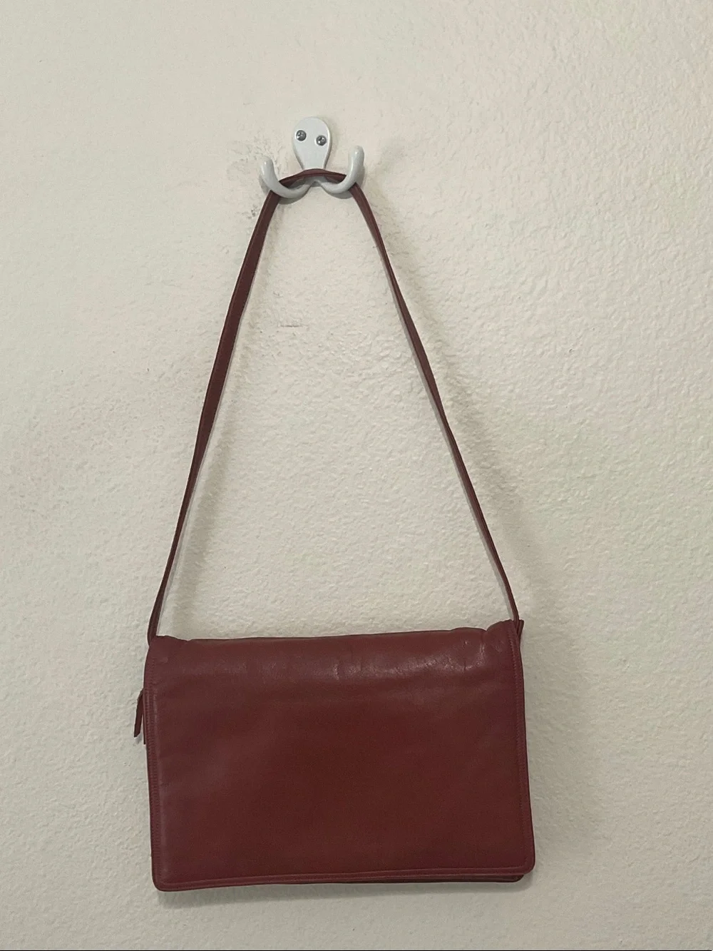 Jay Hebert NY Classic Brown, vintage Leather Shoulder Bag